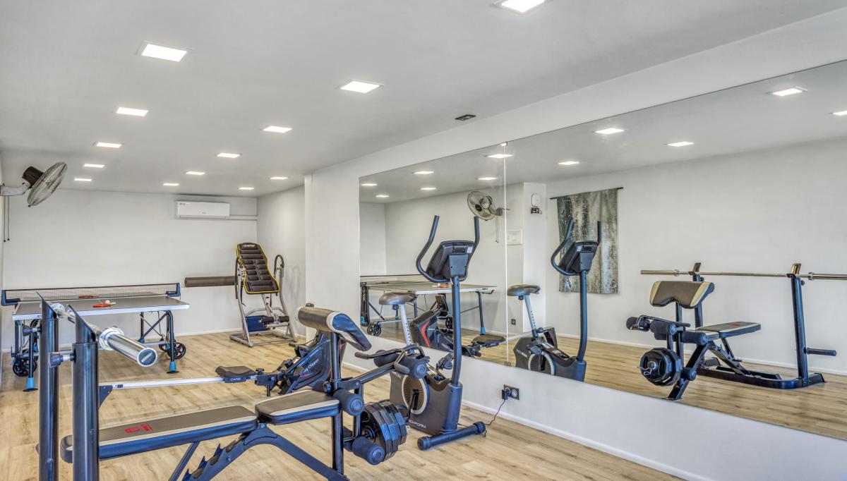 42 Location villa Terres Basses Saint Martin_salle de sport